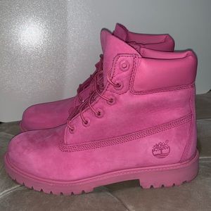 Pink Timberland Boots